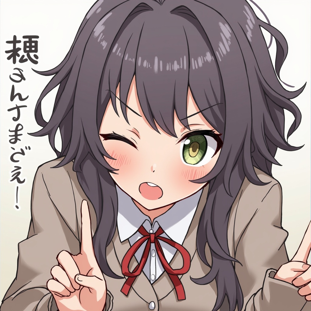AI generated image by FLUX.1: Ahegao