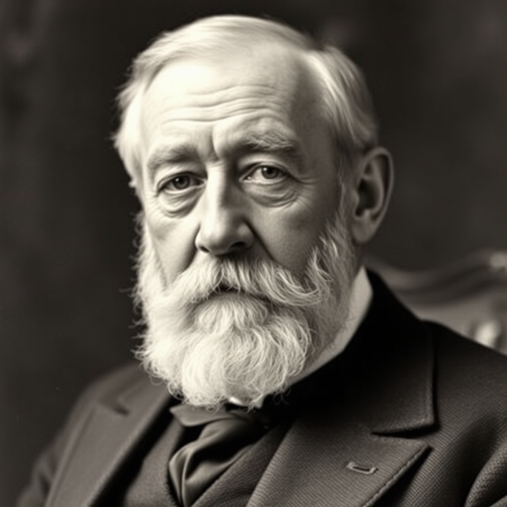 AI generated image by FLUX.1-schnell: Colonel Merton is Laura’s father, a retired military man who has lost both his temper and his digestion in India. He likes Hughie but is adamant that he must have a sufficient income before he can marry Laura. The colonel’s insistence on financial security reflects the societal norms of the time, where marriage was often contingent on economic stability.

​