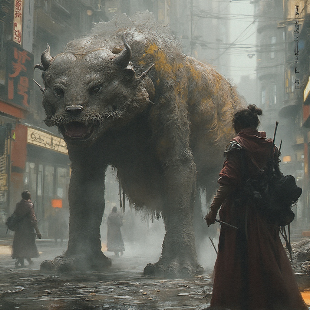 AI generated image by FLUX-Realism-Lora: 老道士
