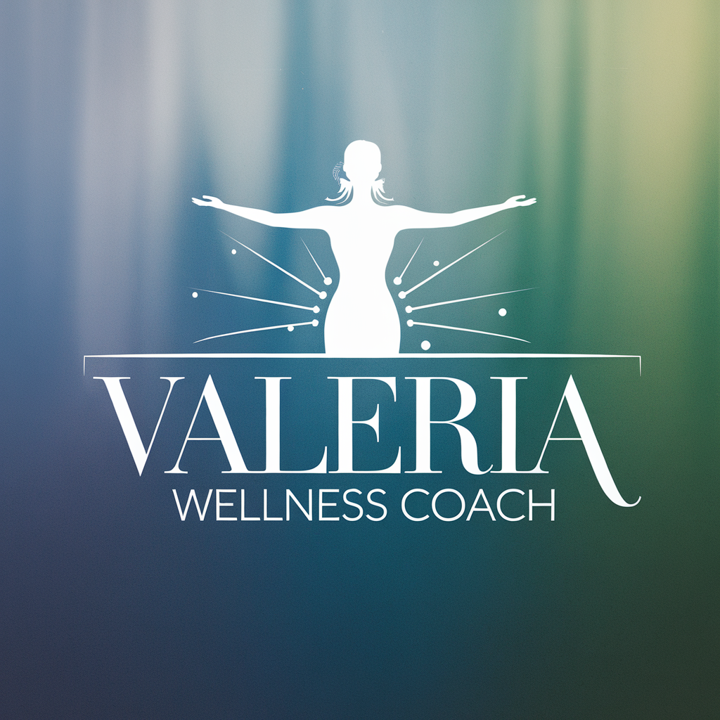 AI generated image by ideogram 2.0: logo che rappresenti una wellness coach di nome Valeria