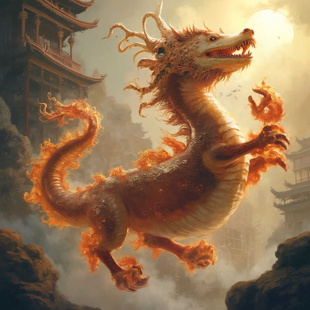 AI generated image by FLUX-Realism-Lora: 生成一副赛博朋克风格的天王魔礼青海报