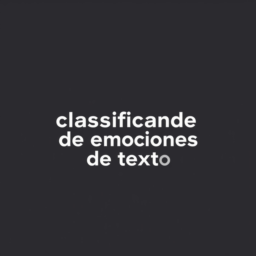 AI generated image by FLUX.1-schnell: logo para un proyecto llamado: "clasificador de emociones de texto". basado en emociones fragmentadas letras y minimalista
