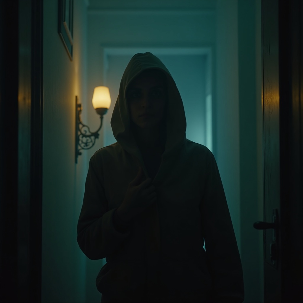 AI generated image by FLUX.1: Dubai horror cinematic 8K
