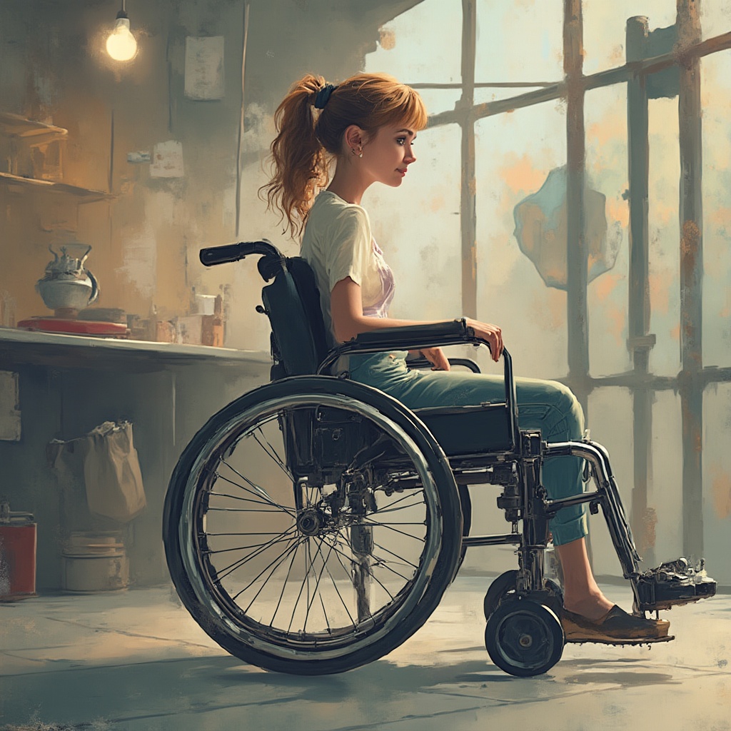 AI generated image by FLUX-Realism-Lora: image d'un site web pour des personnes en situation de handicap