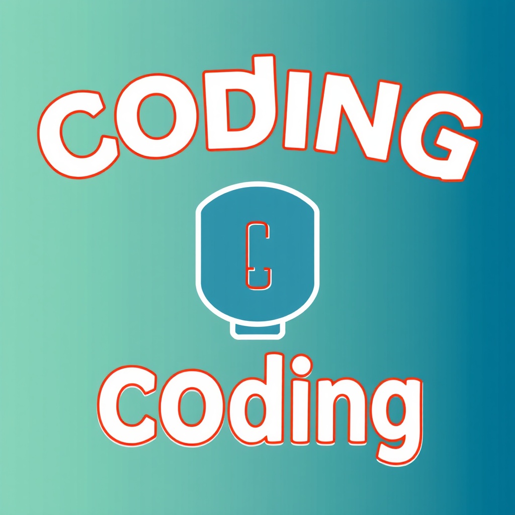 AI generated image by FLUX.1-schnell: design a logo about coding