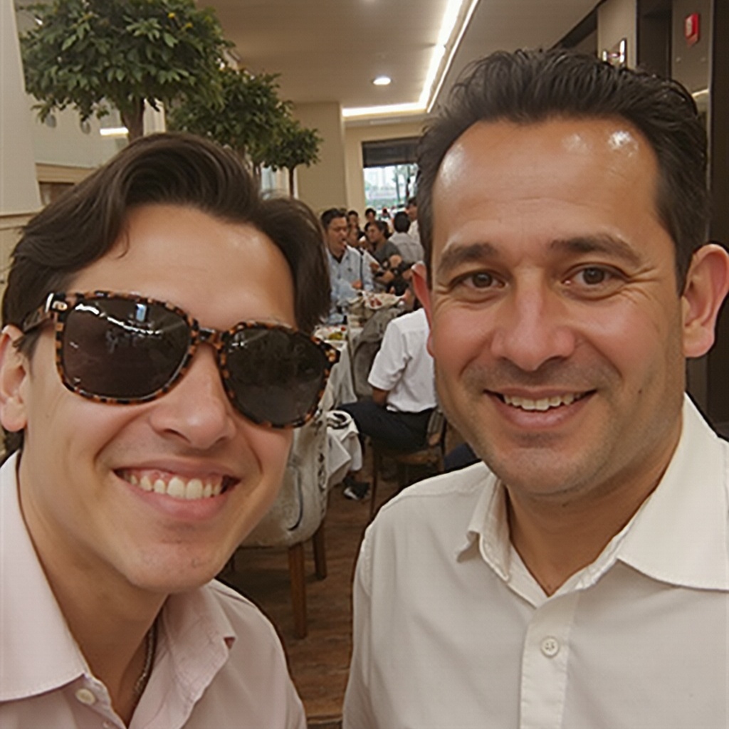 AI generated image by FLUX-Realism-Lora: IMG_1024.HEIC Malay in Restaurant selfie 