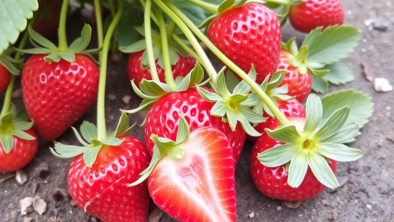 AI generated image by FLUX.1-schnell: Strawberry 