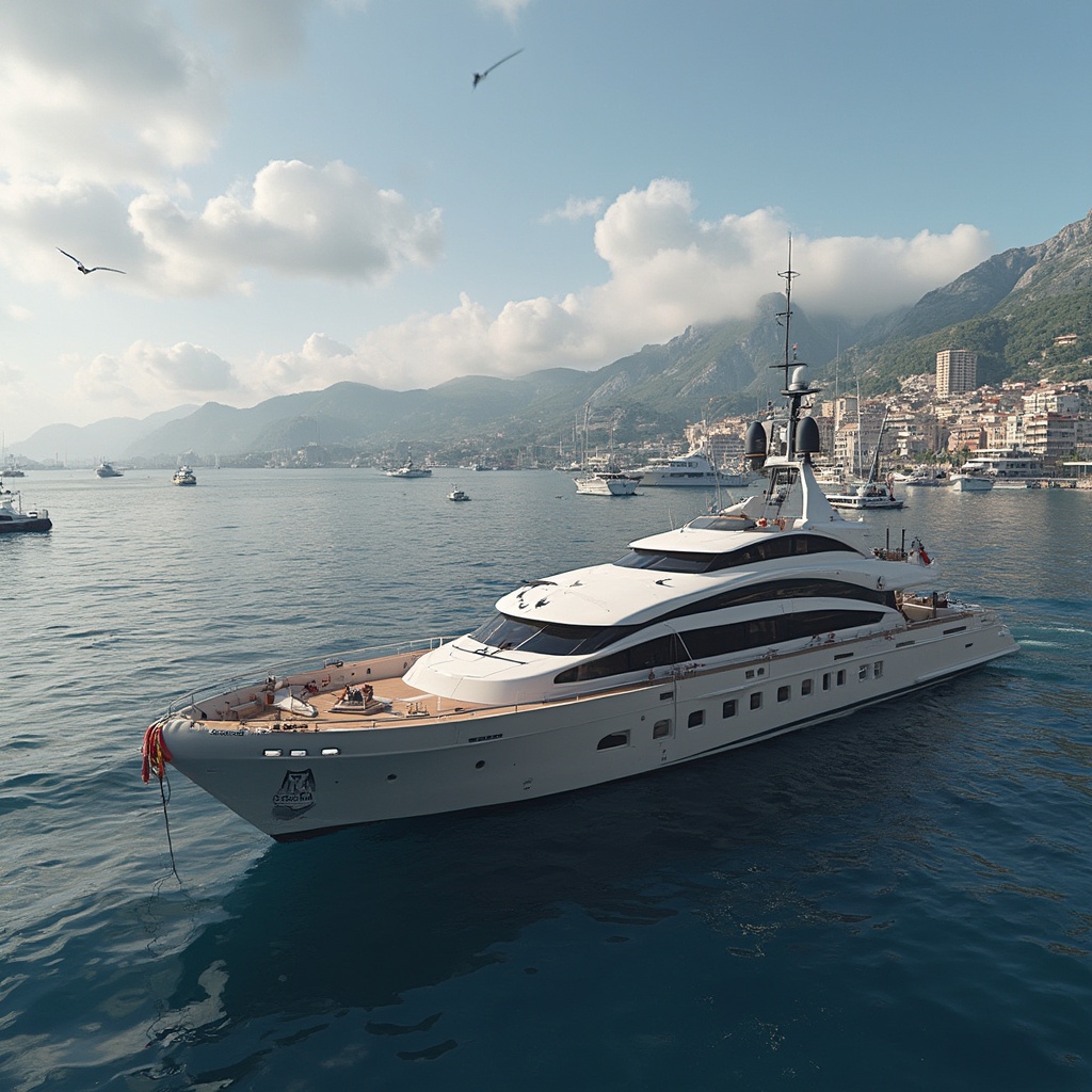 AI generated image by FLUX-Realism-Lora: Foto del yate del gta 5 