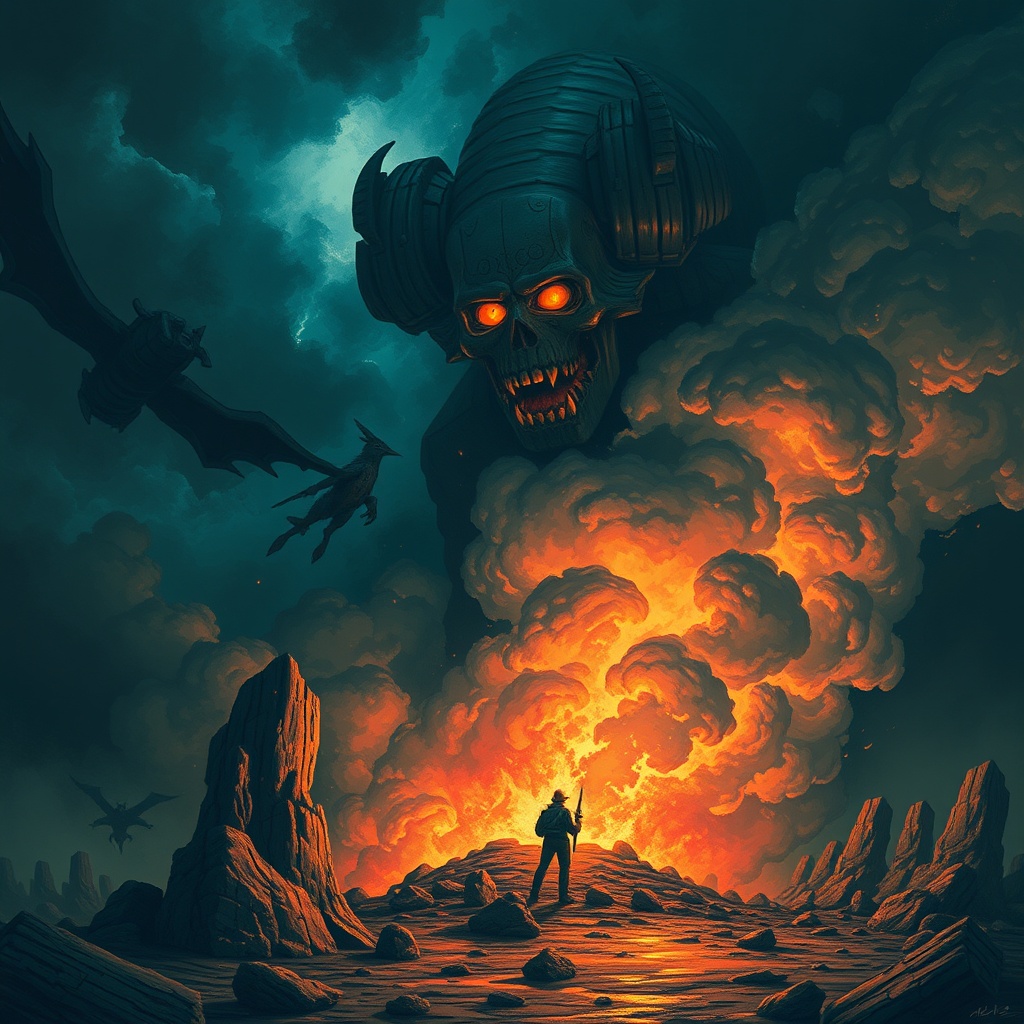 AI generated image by FLUX.1-schnell: Doomsday 