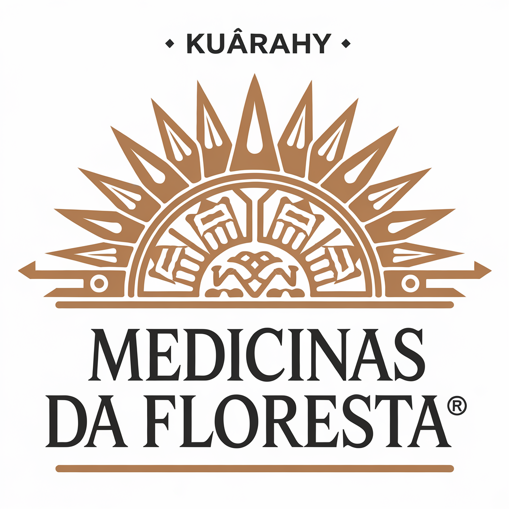 AI generated image by ideogram 2.0: crie um logo para KUARAHY e abaixo escrito MEDICINAS DA FLORESTA. Para fazer etiquetas. a logo pode ser inspirada pelo sol com uma estetica maia, inca, asteca, ancestral.
faça com um formato etiqueta e uma linha em branco a direita da logo para escrever o nome do produto 