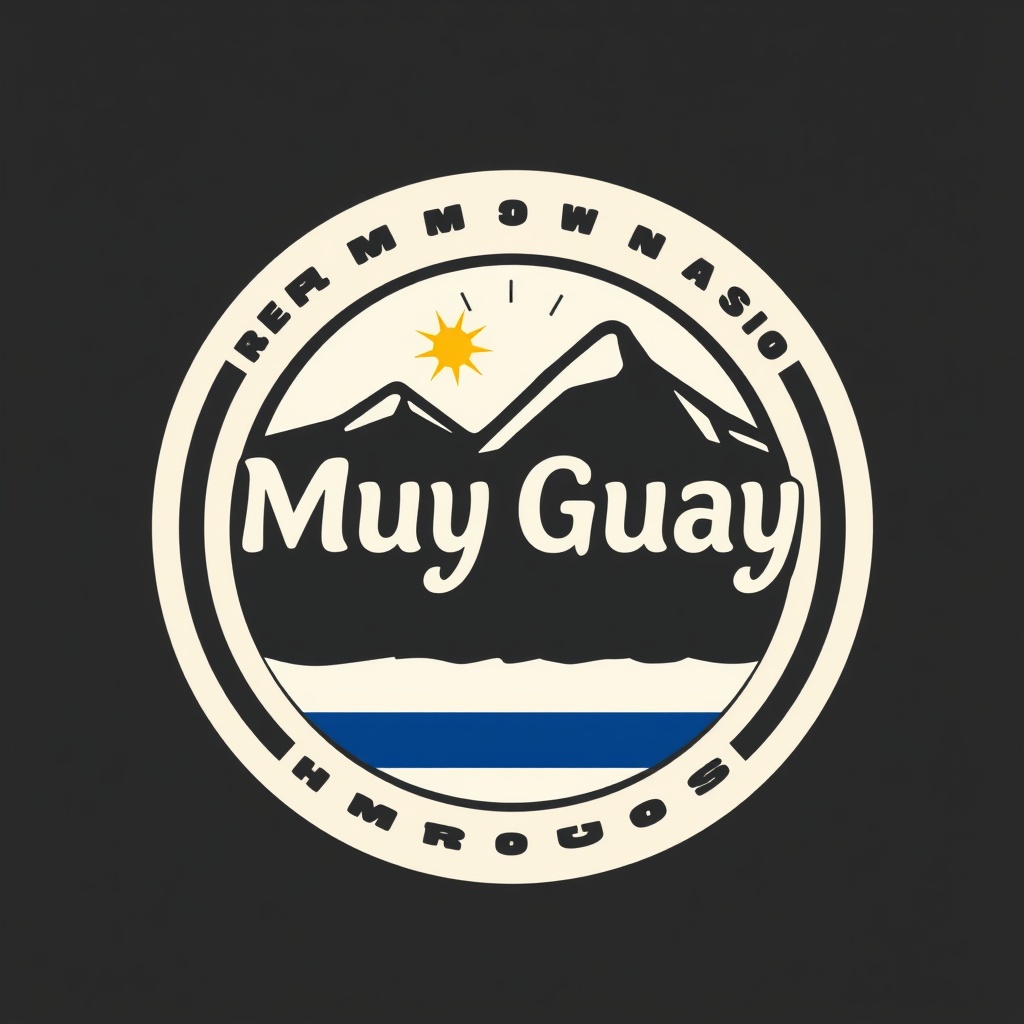 AI generated image by FLUX.1-schnell: Necesito un logo minimalista con toques rústicos y relajado para mi marca de productos uruguayos 'Muy Guay'. El logo debe reflejar los valores de calidad, tradición, optimismo, comodidad y practicidad. Debe ser atractivo para un público joven y activo que disfruta de actividades al aire libre y busca productos duraderos y funcionales. Me gustaría que el logo utilizara los colores de la bandera de Uruguay (azul, blanco y amarillo), así como el negro y el gris. Estoy abierto a sugerencias sobre cómo combinar estos colores y qué elementos visuales utilizar".
"Busco un logo minimalista y relajado para mi marca de productos uruguayos 'Muy Guay'. El logo debe transmitir los valores de calidad, comodidad y practicidad. Debe ser adecuado para un público que valora la comodidad y la practicidad en su día a día, y que busca productos confortables y fáciles de usar. Me gustaría que el logo utilizara una tipografía moderna y una paleta de colores neutros y tranquilos, con toques de los colores de la bandera de Uruguay. Utiliza una combinación de tipografías entre alguna San Serif y alguna Script