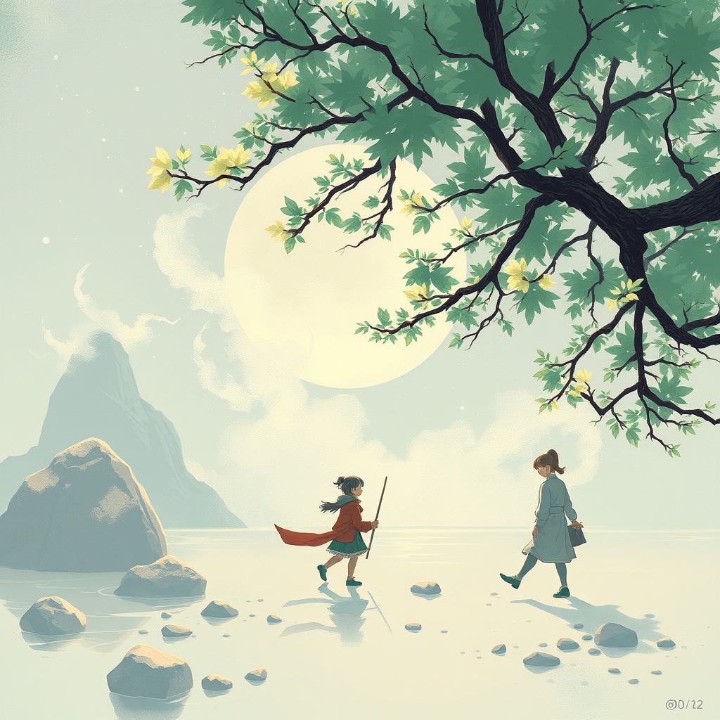 AI generated image by FLUX.1-schnell: 穿着海獭衣服的野比大雄