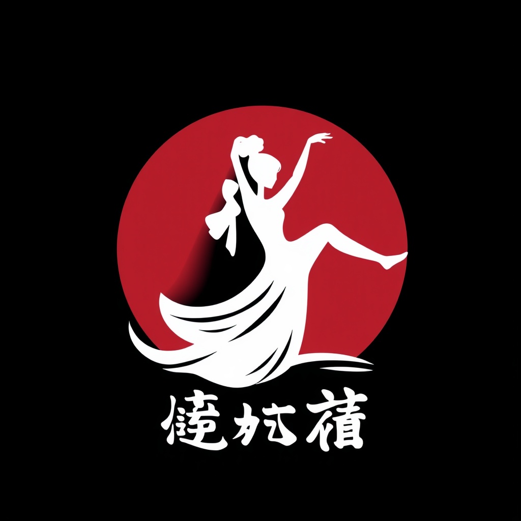 AI generated image by FLUX.1-schnell: Design a logo for the dance studio 'Cloud Dance Studio'，Add Chinese characters for '云舞坊'