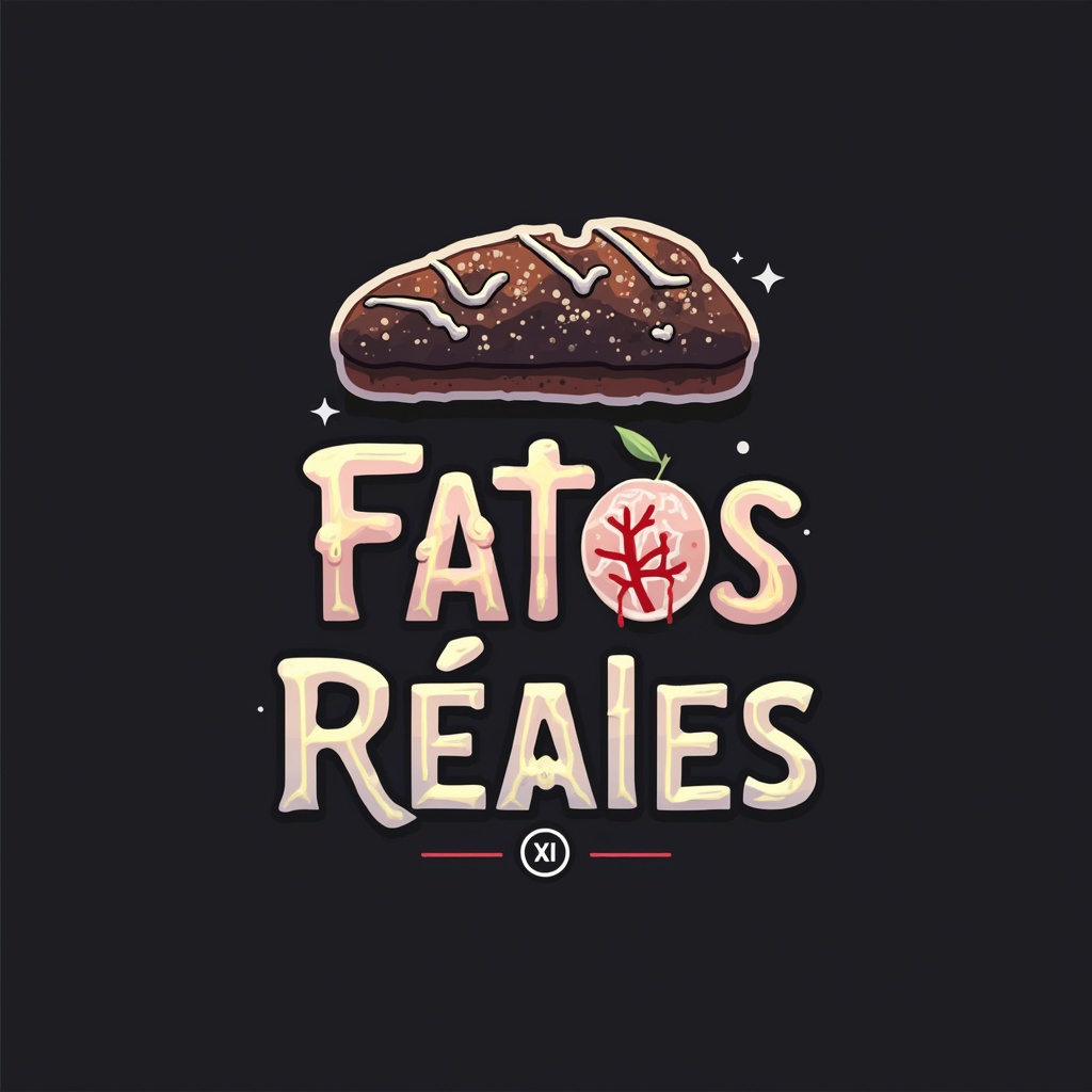 AI generated image by FLUX.1-pro: me pudieras generar una imagen de un logotipo para una cuenta de tiktok que se llama FatosReales que se trata de cosas reales de la vida cotidiana pero quiero usarla como un logo personal de la marca FatosReales

