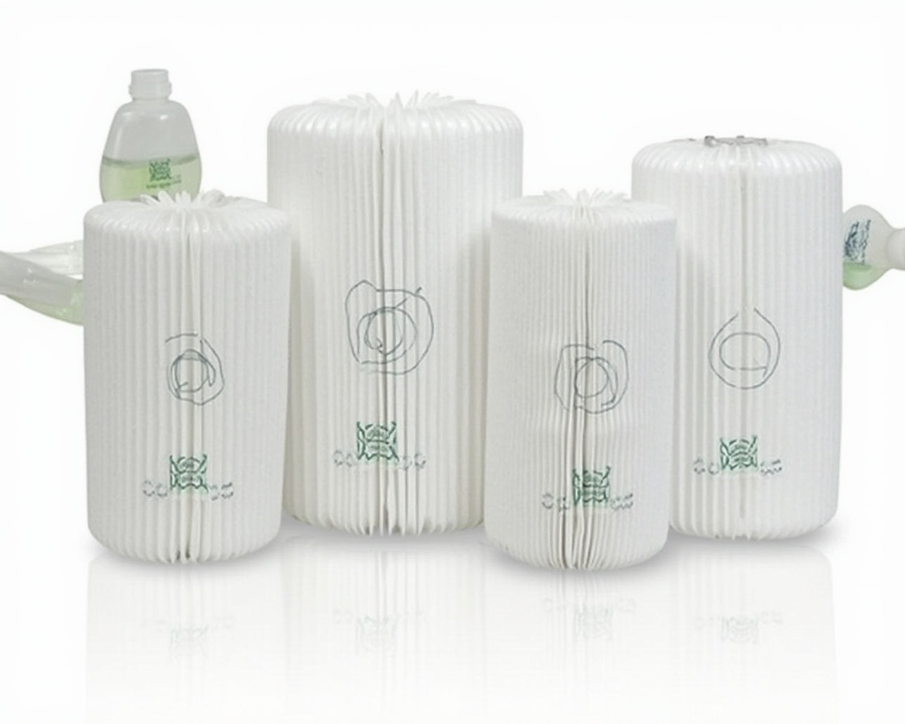 AI generated image by FLUX-Realism-Lora: El producto que vendemos en EcoAgua+ son unos filtros de agua hechos de platico de biodegradable que se dividen en tres cámaras en su interior en el extremo superior e inferior hay dos cilindros sobresalientes uno sin tapa y otro con tapa. Estas están separadas por  2 filtros de fibra de celulosa artificial lo que lo que hace que a parte de ser muy duradero y soportar bien corrientes de agua a grandes presiones, también es biodegradable.
Este filtro tiene un extremo por el que se mete el agua por el que también puedes insertar tu grifo de casa. Este filtro garantiza un filtrado rápido y eficaz.
