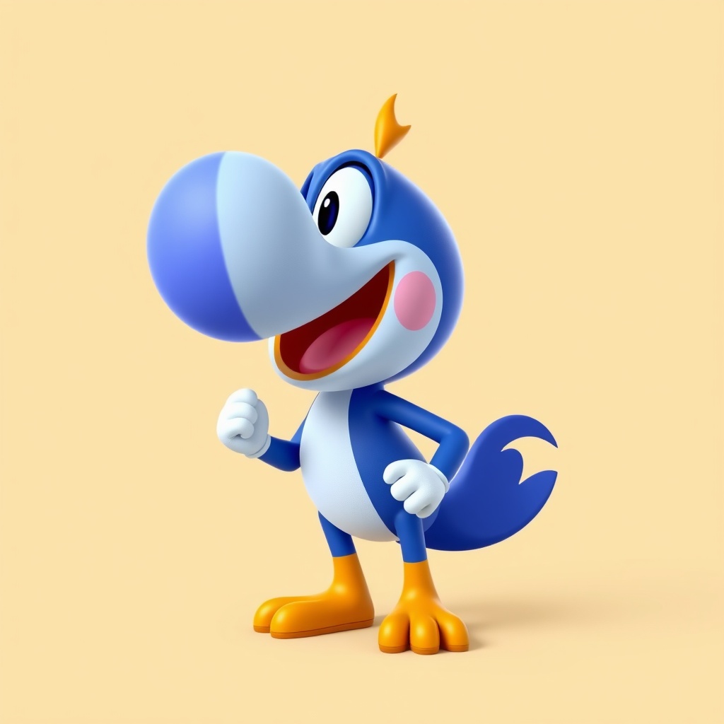 AI generated image by FLUX.1-schnell: Generate a 3D-style character in high resolution that represents the visual identities, graphic design, branding, and the art could be in the Disney style

