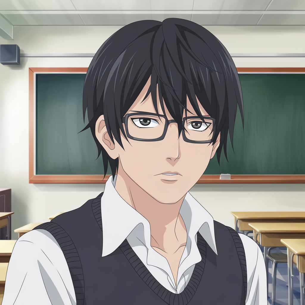 AI generated image by ideogram 2.0: Anime characters 