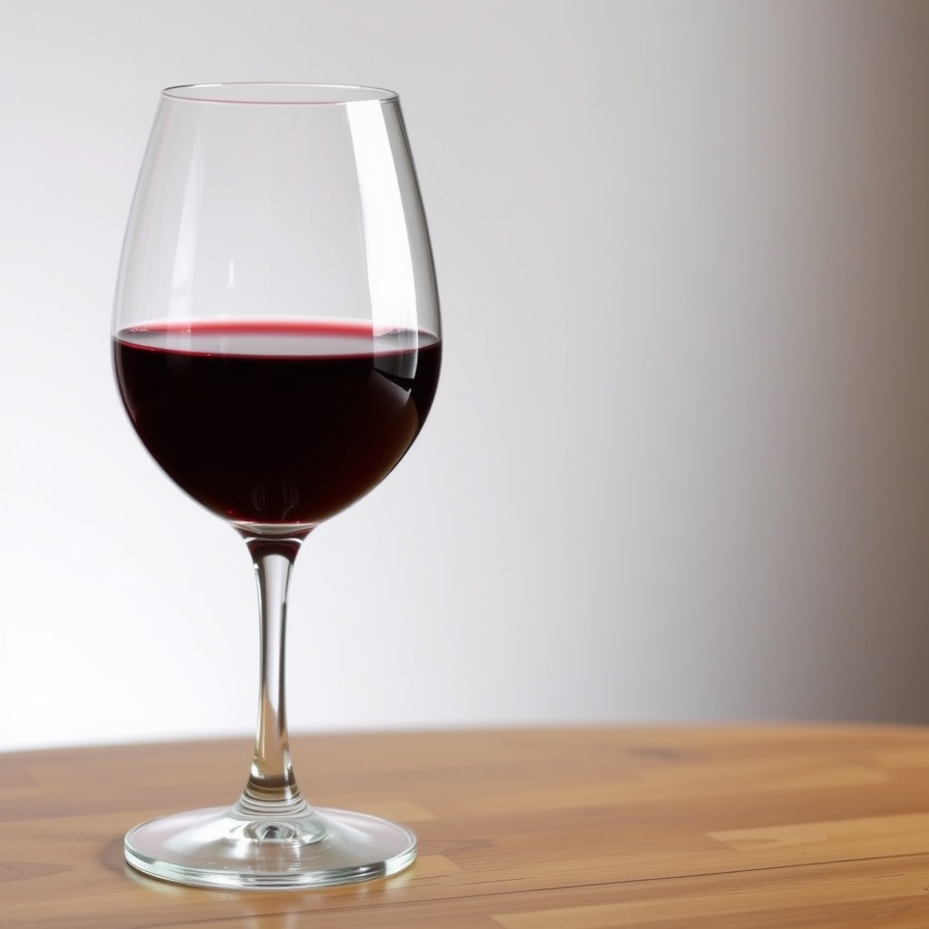 AI generated image by FLUX.1-schnell: un verre de vin