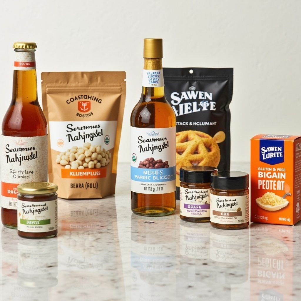 AI generated image by FLUX.1: Gluten Free Products