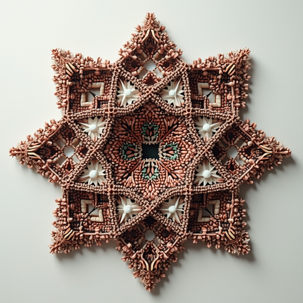 AI generated image by FLUX-Realism-Lora: miniosn creando geometria sagrada
