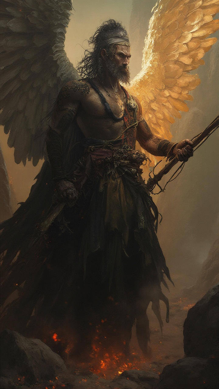 AI generated image by FLUX-Realism-Lora: arcangel miguel