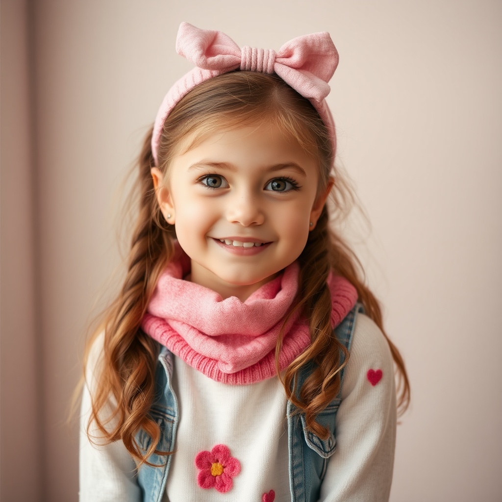 AI generated image by FLUX.1-schnell: an adorable tween girl