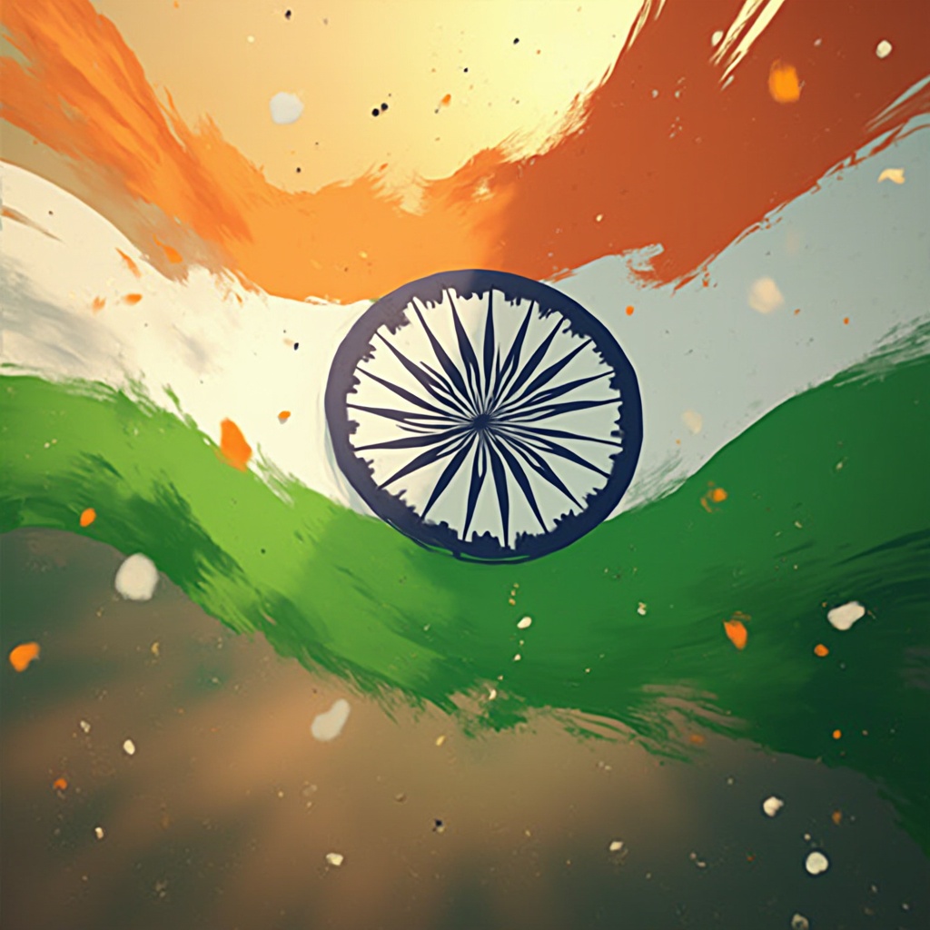 AI generated image by FLUX-Realism-Lora: create an image for republic day india
