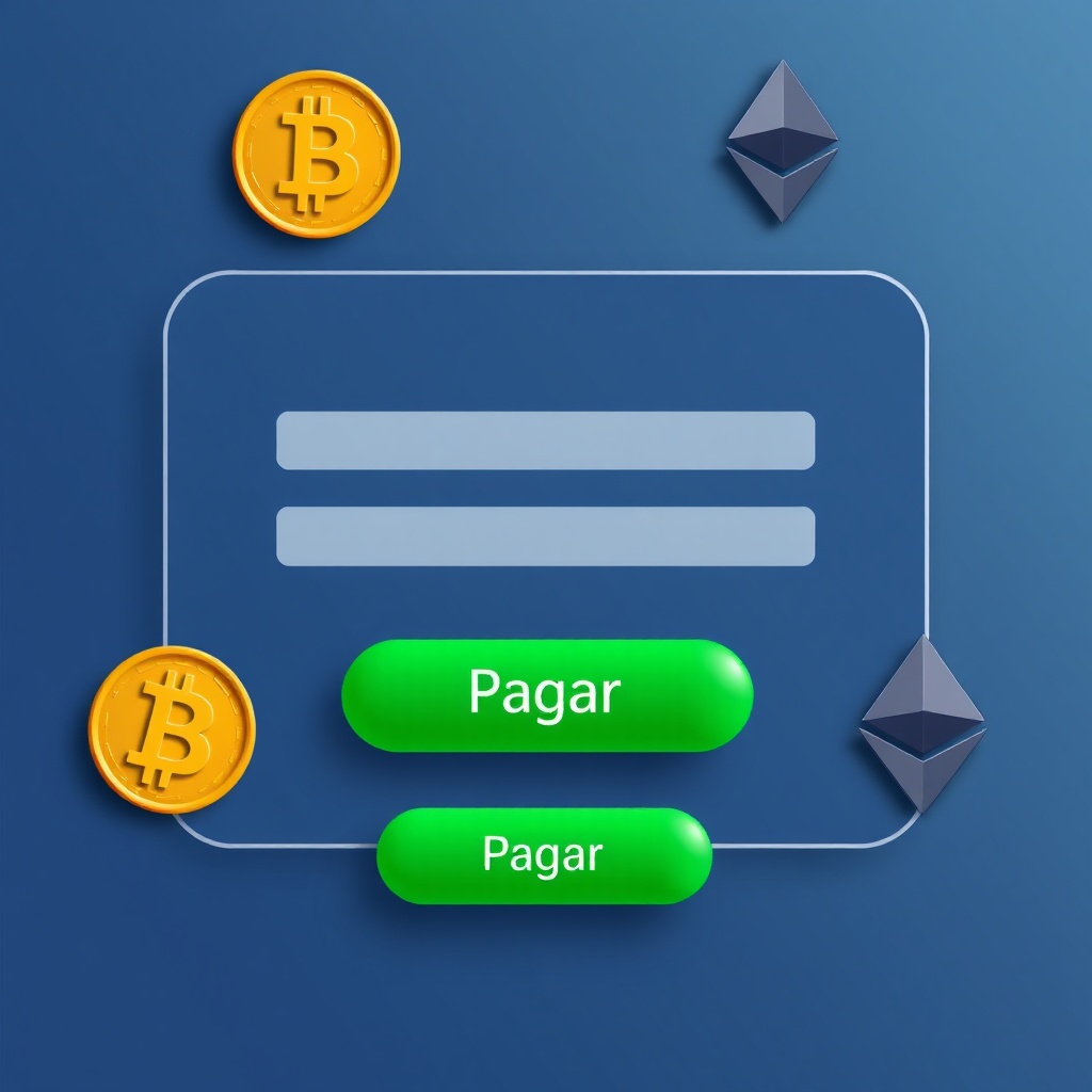 AI generated image by FLUX.1-schnell: La imagen muestra una elegante pasarela de pago diseñada para transacciones de criptomonedas, presentada en un formato limpio y fácil de usar. La interfaz presenta un campo de entrada prominente para que los usuarios ingresen la cantidad de criptomoneda, sus bordes sutilmente redondeados para un atractivo moderno. El botón de pago, de un verde vibrante, destaca de manera atractiva sobre el suave fondo, etiquetado con la palabra en español "Pagar", que indica claramente su función.
Alrededor del campo de entrada, se muestran elegantemente símbolos reconocibles de criptomonedas como Bitcoin y Ethereum, cada uno representado con gran detalle, enfatizando su importante presencia en el panorama de las monedas digitales. La paleta de colores consta de neutros suaves y tonos claros, creando una atmósfera profesional que mejora la funcionalidad sin abrumar al usuario. El diseño general parece accesible pero sofisticado, logrando el equilibrio perfecto entre simplicidad y estética moderna, lo que lo hace ideal tanto para principiantes en criptografía como para usuarios experimentados.