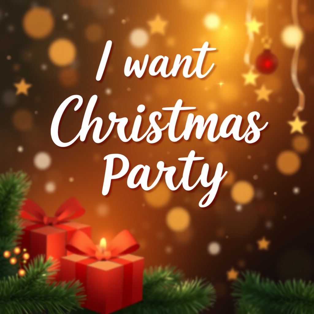 AI generated image by FLUX.1-schnell: I want party banner Christmas party Put date 22 december and location chelsea hotel satwa