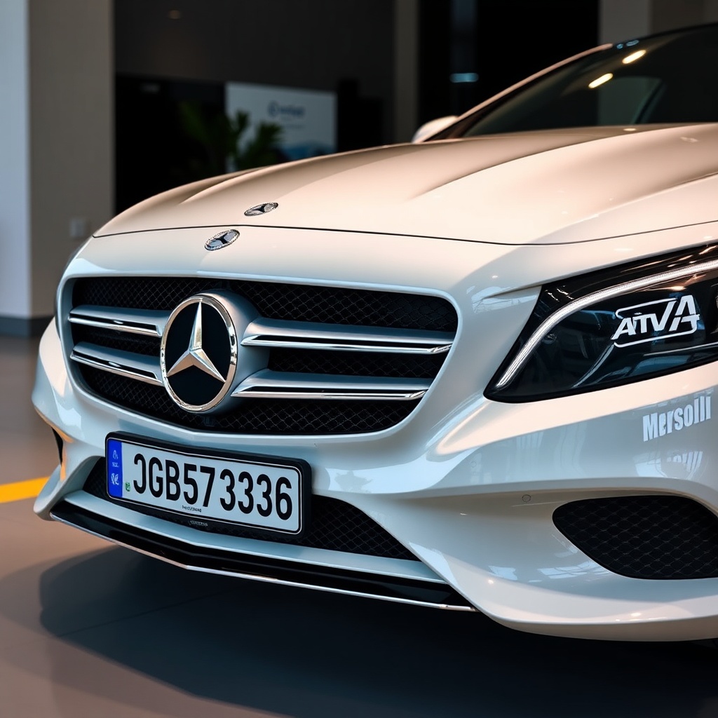 AI generated image by FLUX.1-schnell: mercedes