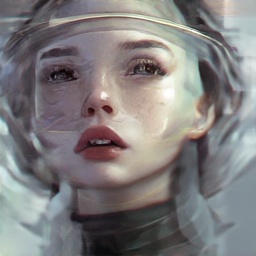 AI generated image by FLUX.1-image-to-image: PROMPT: Photorealistic Conversion
Use the uploaded image as a strict visual reference.
Create a photographic, ultra-realistic portrait of a real human woman that matches the exact pose, head angle, facial orientation, framing, and composition of the reference image. The subject must be rendered as a real person photographed with a professional camera, not an illustration. Preserve exactly: Head tilt, gaze direction, and posture, Cropping, scale, and position in frame, Clothing design, armor structure, visor shape, and equipment layout, Hairstyle length, direction, and volume. Convert all elements to real-world materials:
Skin with natural pores, fine wrinkles, subtle asymmetry, realistic subsurface scattering. Hair as individual strands with natural highlights.
Optical eye piece as real optical material (tinted glass or polycarbonate) with believable reflections and thickness. Clothing and armor as real fabrics and composites (stitched seams, wear patterns, realistic stiffness) Lighting should resemble high-end studio portrait photography with soft but directional light, natural shadow falloff, realistic contrast, and accurate color response. Use a full-frame DSLR or cinema camera look, shallow depth of field, sharp focus on the face, natural lens perspective. The final result must look indistinguishable from a real photograph of a real person wearing real tactical/futuristic gear, while remaining perfectly faithful to the reference pose and design. NEGATIVE PROMPT:Do NOT stylize, cartoonize, illustrate, or beautify unrealistically.
Avoid:CGI, 3D render look, game art, concept art, Anime, cyberpunk illustration style, painterly effects,Smooth plastic skin, waxy faces, airbrushed texture,Exaggerated facial symmetry or idealized proportions, Over-glow, neon lighting, rim-light outlines,Costume-like materials that look fake or foam-based, Changing the pose, camera angle, framing, or clothing design, Adding or removing accessories or armor details, No fantasy aesthetics. No illustration cues. No stylization.
The image must read as a real photograph first, not a game character.