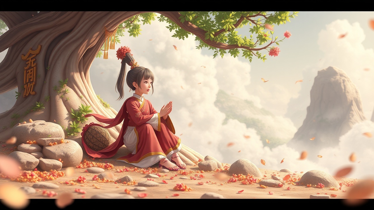 AI generated image by FLUX.1-schnell: 帮我生成一张图片:
画面:
- 背景: 恢弘的宫殿内,金碧辉煌,高耸的穹顶上装饰着精美的壁画,阳光透过巨大的彩色玻璃窗洒落在金色的地板上,映照出七彩的光芒。 在宫殿的中央,是一座高高的台阶,由白色的大理石砌成,台阶上雕刻着精美的花纹,两侧排列着威武的卫兵,他们身穿银色的盔甲,手持长矛,目光坚定地守卫着宫殿。
- 人物位置: 她站在高高的台阶上,背对着阳光,金色光辉洒落在她的长发上,仿佛为她披上了一层圣光。 她居高临下地俯视着台阶下方跪拜的众人,她的身影被阳光拉得格外修长。
- 场景氛围: 空气中弥漫着紧张和期待的气氛,人们屏息静气,等待着她的宣告。
人物:
- 外貌: 她拥有瓜子脸,乌黑亮丽的长发如瀑布般倾泻而下,用精致的步摇装饰,微微垂落肩头,显得更加华贵。 她身穿华丽的红色宫廷服饰,绣着精致的牡丹花纹,腰间系着一条金色的腰带,衬托出她纤细的腰身。 她的皮肤白皙细腻,五官精致,目光坚定,嘴角含着自信的微笑,眼神中透着一股凌厉的光芒,仿佛能洞察人心。
- 内心: 她的内心充满了坚定的信念,她深知自己的责任,也明白自己肩负着巨大的压力,但她不会退缩。 她的内心充满了对王国的热爱,对人民的责任,以及对未来的期盼。
- 动作: 她缓缓地抬起手,手中的权杖发出耀眼的光芒,她准备宣告自己的决定。
细节:
- 她的权杖: 权杖由纯金打造,上面镶嵌着红宝石,散发着迷人的光彩,权杖的顶端雕刻着一条栩栩如生的金龙,象征着王权和力量。
- 她手上的戒指: 她的手指上戴着一枚金色的戒指,戒指上雕刻着精致的图案,是她的家族徽章,象征着她的身份和地位。
- 她的耳环: 她戴着精美的耳环,耳环由红宝石和珍珠制成,在阳光下闪耀着迷人的光芒,衬托出她的高贵和美丽。图片风格为3D 渲染