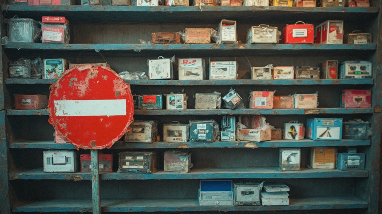 AI generated image by FLUX-Realism-Lora: UN ORGANIZADOR DE VIDEOCASSSETTES, QUE SE VEA EL LOMO DE LOS CASSETTES EN 1RA PERSONA Y QUE NO TENGA ESCRITO NADA