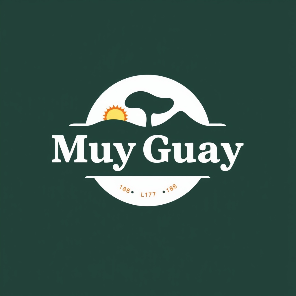 AI generated image by FLUX.1-schnell: Necesito un logo minimalista con toques rústicos y relajado para mi marca de productos uruguayos 'Muy Guay'. El logo debe reflejar los valores de calidad, tradición, optimismo, comodidad y practicidad. Debe ser atractivo para un público joven y activo que disfruta de actividades al aire libre y busca productos duraderos y funcionales. Me gustaría que el logo utilizara los colores de la bandera de Uruguay (azul, blanco y amarillo), así como el negro y el gris. Estoy abierto a sugerencias sobre cómo combinar estos colores y qué elementos visuales utilizar".
"Busco un logo minimalista y relajado para mi marca de productos uruguayos 'Muy Guay'. El logo debe transmitir los valores de calidad, comodidad y practicidad. Debe ser adecuado para un público que valora la comodidad y la practicidad en su día a día, y que busca productos confortables y fáciles de usar. Me gustaría que el logo utilizara una tipografía moderna y una paleta de colores neutros y tranquilos, con toques de los colores de la bandera de Uruguay. Utiliza una combinación de tipografías entre alguna San Serif y alguna Script