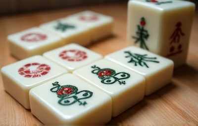 AI generated image by FLUX.1-image-to-image: play mahjong