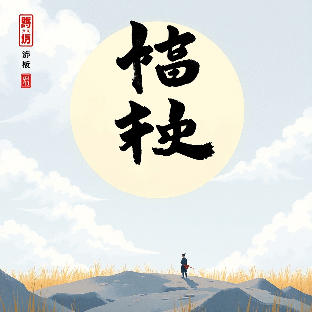 AI generated image by FLUX.1-schnell: 文字陆叁