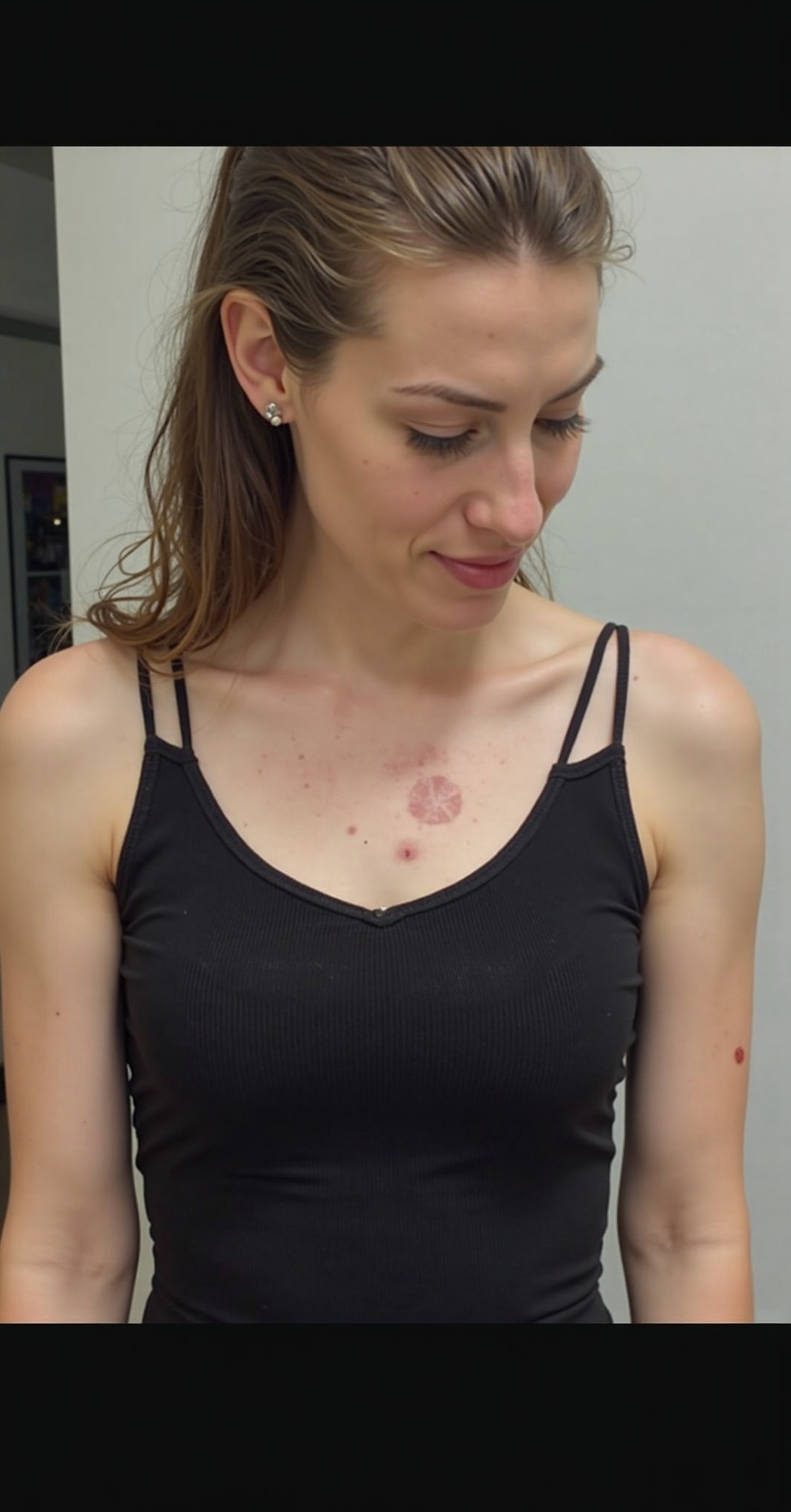 AI generated image by FLUX.1-image-to-image: The women in the image with unshaved armpit hair