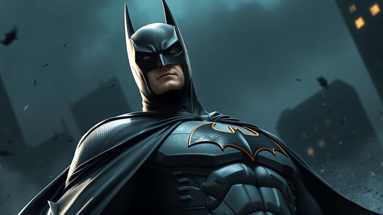 AI generated image by FLUX.1-schnell: Batman realism