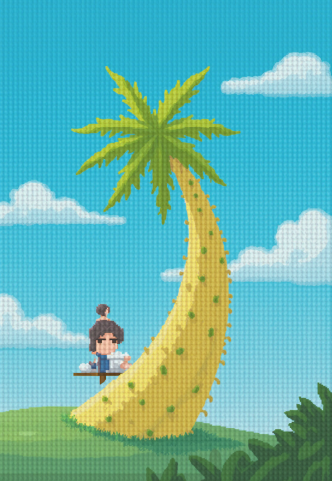 AI generated image by FLUX.1-image-to-image: • Use solid, flat colors only — no gradients, no shadows, no textures.
• No outlines. Shapes should be clean and readable without strokes.
• All shapes must be soft and rounded. No sharp corners or aggressive angles.